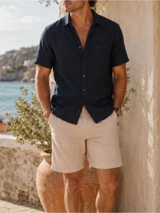 Tommy Bahama Other - Men's Tommy Bahama Striped Seersucker Shorts 33